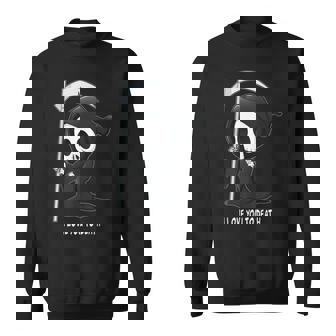Valentine's Day I Love You To Death Cute Grim Reaper スウェットシャツ - Kawaiitshirt