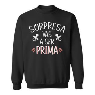 Vas Aer Primaorpresa De Embarazo Para Prima Español In Mangas Camisa de entrenamiento - Regaloses