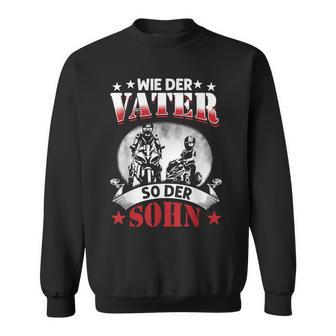 Vater Undohn Partnerlook Weihnachten Dad Geschenk Motorrad Sweatshirt - Geschenkecke