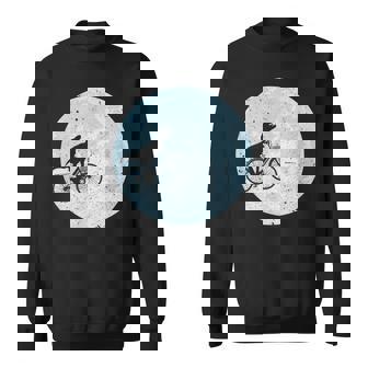 Vélo Dinosaure Et Lune Drôle T-Rexélointage Sweater e - Cadeauxyz