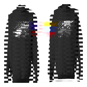 Venezuela & USA Together Half American Half Venezuelan Tank Top Sweatshirt Unisex | Mazezy