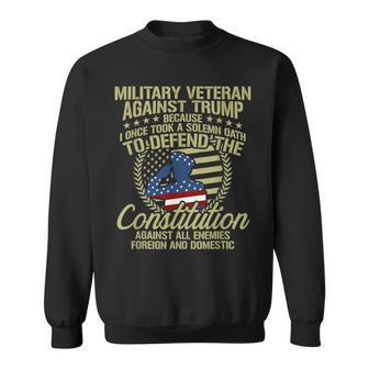 Veterans Against Trump Anti Trump Apparel Sweatshirt - Thegiftio UK