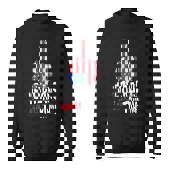 Veterans Against Trump Military Vets Anti Trump Sweatshirt | Seseable CA