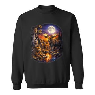 Vidailvestre Bosque Oso Lobo Ciervo Alce Natur Camisa de entrenamiento - Regaloses