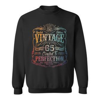 Vintage 1961 Limited Edition 65 Year Old 65Th Birthday Sweatshirt - Thegiftio UK