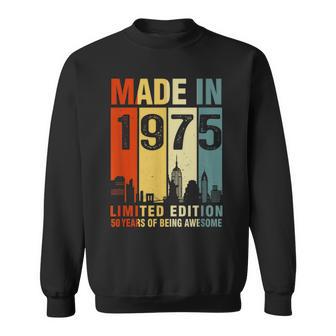 Vintage 1975 50 Años Deer Impresionante Camisa de entrenamiento - Regaloses