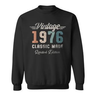 Vintage 1976 50 Cumpleaños Coche Clásico Camisa de entrenamiento - Regaloses