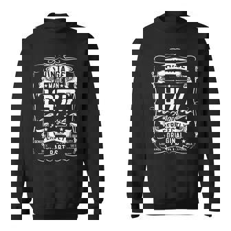 Vintage 1977 49Yr 49Th Birthday For 49 Years Old Sweatshirt - Thegiftio