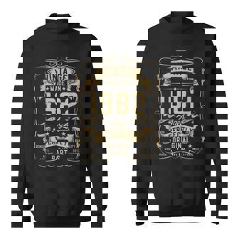 Vintage 1982 44Yr 44Th Birthday For 44 Years Old Sweatshirt - Thegiftio