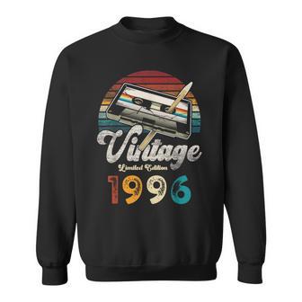 Vintage 1996 Cumpleaños 30 Años Cassette Lápiz Camisa de entrenamiento - Regaloses