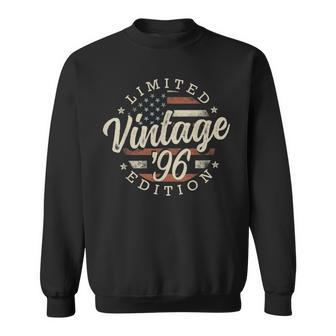 Vintage 1996 Limited Edition Usa Flag 30Th Birthday Sweatshirt - Thegiftio UK