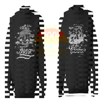 Vintage 2001 Millésime Cadeau Homme 25 Ans Anniversaire Sweater e - Cadeauxyz