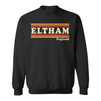 Vintage 80s Eltham England Retro Graphic Sweatshirt Unisex | Mazezy