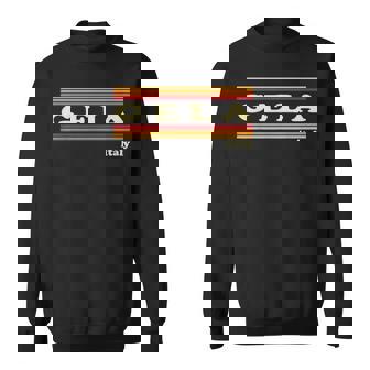 Vintage 80s Gela Italy Retro Graphic Sweatshirt Unisex | Mazezy