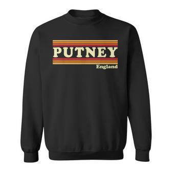 Vintage 80s Putney England Retro Graphic Sweatshirt Unisex | Mazezy