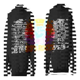 Vintage 80'S Rock Bands Eighties 80S Party Retro Music Band Sweatshirt | Seseable CA
