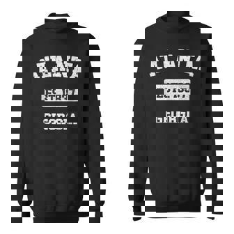 Vintage Atlanta Georgia Ga Est 1837 Souvenir Sweatshirt - Thegiftio