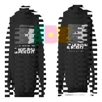 Vintage Cameroon Flag Cameroon Family Pride Sweatshirt Unisex | Mazezy