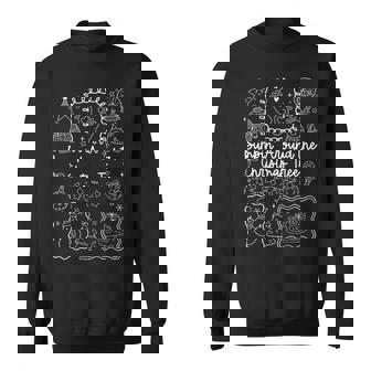 Vintage Christmas Tree Christmas Pregnancy Announcement Xmas Sweatshirt Unisex | Mazezy