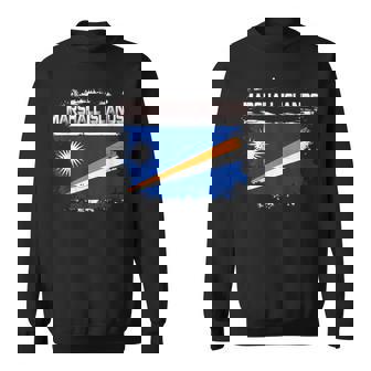 Vintage Patriotic Marshallese Flag Marshall Islands Sweatshirt Unisex | Mazezy