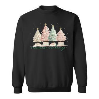 Vintage Seasons Readings All Booked For Christmas Books Club Sweatshirt - Thegiftio UK