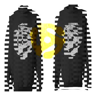 Vintage Vinyl Record 45 RPM Spindle Adapter Tank Top Sweatshirt Unisex | Mazezy