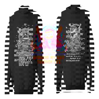 The Vinyl Vibe Sloth DJ Sweatshirt Unisex | Mazezy