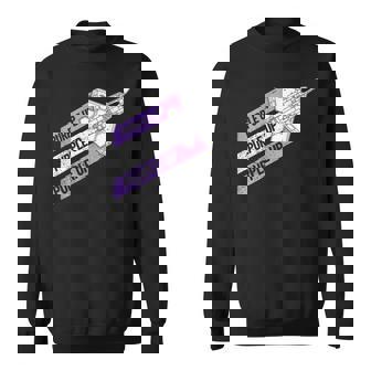 Viola Up Militare Jet Contrails Militare Bambino Mese Felpa - Novitaregali