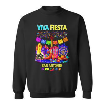 Viva Fiesta San Antonio Fiesta Festival Cinco De Mayo Party Sweatshirt - Monsterry