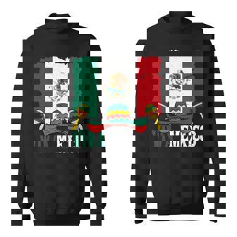 Viva Mexico ソンブレロ インディペンデンス メキシコ 国旗 メキシコ 長袖tシャツ スウェットシャツ - Kawaiitshirt