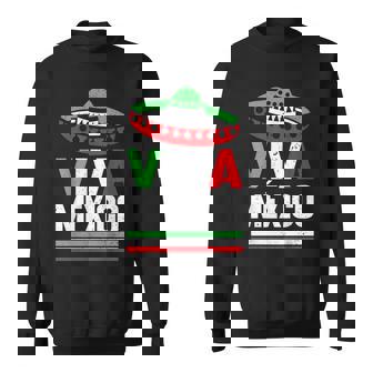 Viva Mexico 帽子デザイン メキシコ国旗カラー メキシコ人向け スウェットシャツ - Kawaiitshirt