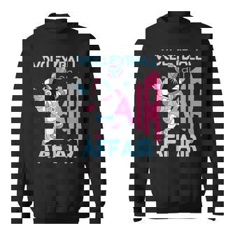 Volleyball An Air Affair Beach Ball Astronaut Sport Player Sweatshirt Unisex | Mazezy