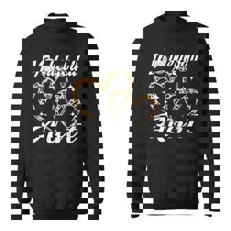 Volleyball Aunt Leopard Volleyball Player Sweatshirt Unisex | Mazezy