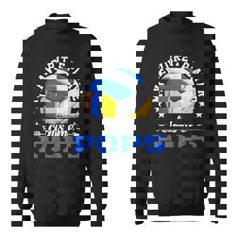 Volleyball Player My Favorite Player Calls Me Pops Sweatshirt Unisex | Mazezy