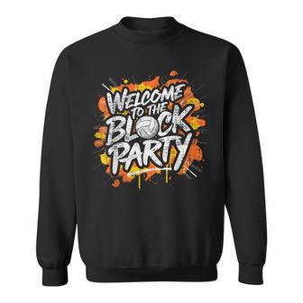 Volleyball Player Team Block Party I Volleyball Sweatshirt - Thegiftio UK