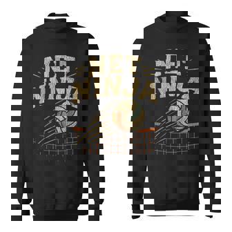 Volleyball Player Team Ninja Vintage Retro Net Ninja Sweatshirt | Seseable CA