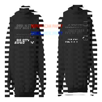 I Vote Rave Party House Music Sweatshirt Unisex | Mazezy