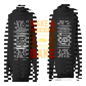 Wake And Bake Turkey Thanksgiving Fall Tank Top Sweatshirt Unisex | Mazezy