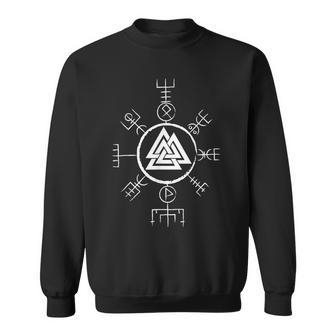 Walhalla -Alknut Nordisches Retro Klassisches Wikinger Sweatshirt - Geschenkecke