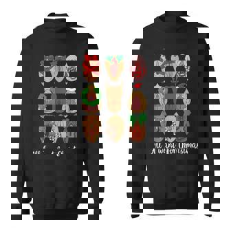 All I Want For Christmas Humor Ugly Christmas Pajamas Sweatshirt - Thegiftio