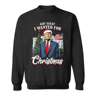 Got What I Wanted For Christmas Trump 2025 Sweatshirt - Thegiftio UK