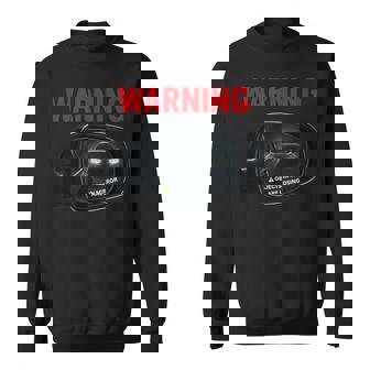 Warning Objects In Mirror Are Losing Car Racing A Drag Race Sweatshirt Unisex | Mazezy