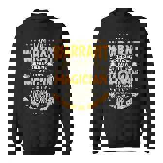 Warrants Officer Not A Magician Warrants Officer Sweatshirt Unisex | Mazezy