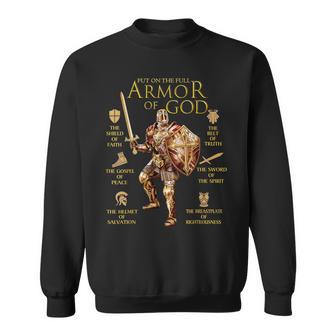 Warrior Of God Put On The Full Armor Of God Sweatshirt | Mazezy