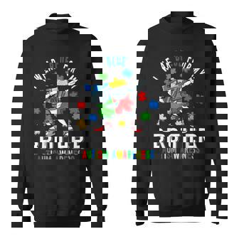 I Wear Blue For My Brother Autism Awareness Day Brother Sweatshirt | Mazezy