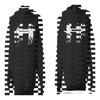 Weightlifting Barbell Weightlifter Strength Training Sweatshirt Unisex | Mazezy