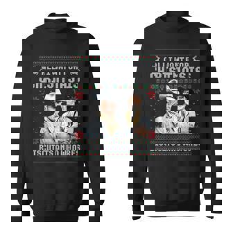 Western Cowboys Biscuits And Whores Christmas Quote Retro Sweatshirt Unisex | Mazezy