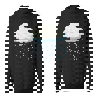 White Clouds Rain Drop Costume Christmas Halloween Sweatshirt | Seseable CA