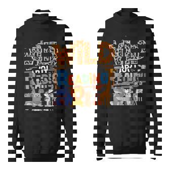 Wild About Reading Books Reader Lover Bookworm Library Day Sweatshirt - Thegiftio