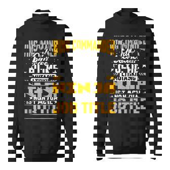 Wing Commander Job Title Tank Top Sweatshirt Unisex | Mazezy